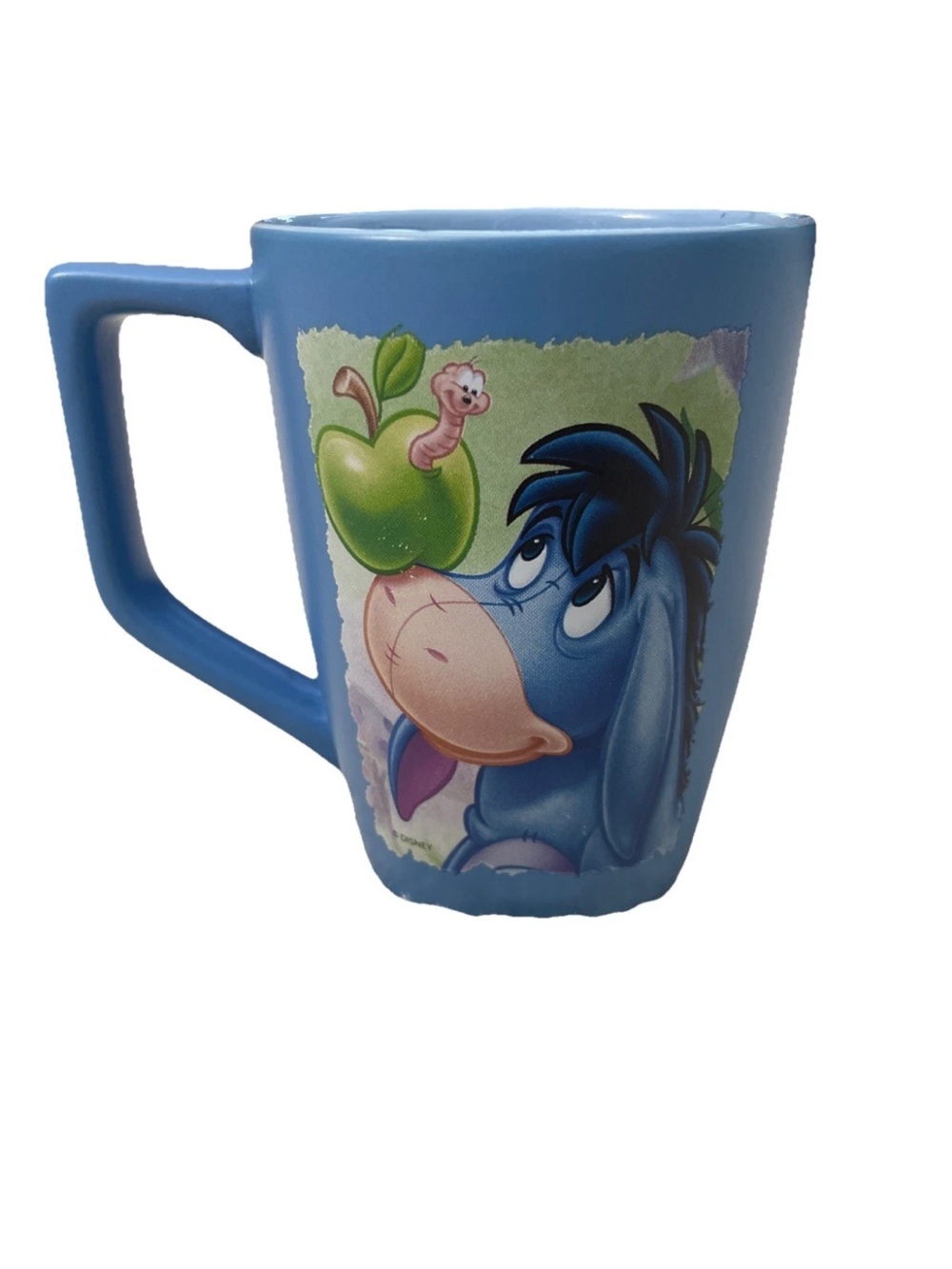 Classic Eeyore Face Blue Ceramic Mug Coffee Disney Store LARGE 20 Oz. Thailand